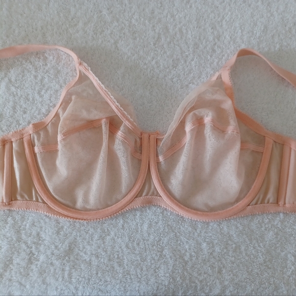 Wacoal Pink Full Coverage Bra with Mesh Texture, Size 38DD - Picture 11 of 16